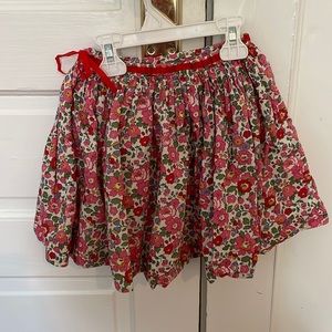 Jacadi girls 4T floral skirt